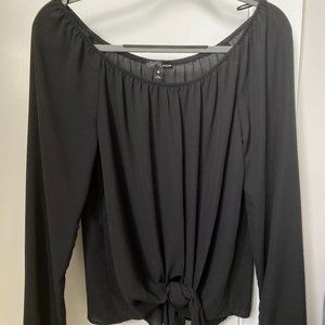 Aqua off the shoulder top Size M
